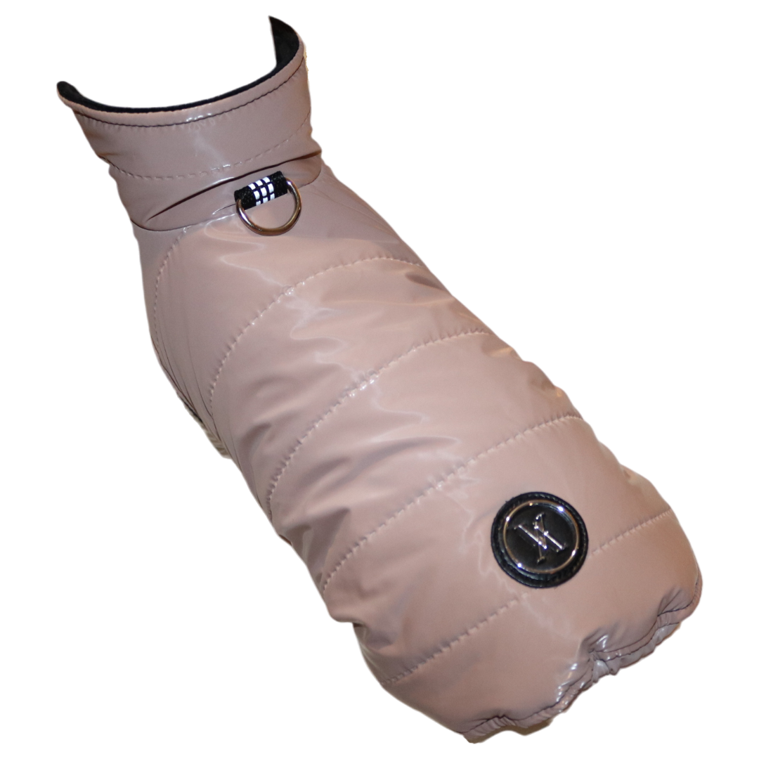 Kurtka Cappuccino z czarnym wnętrzem